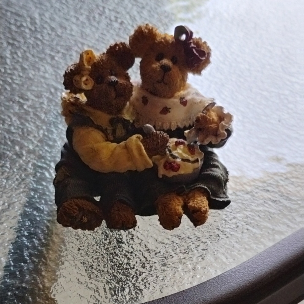 Boyds Bears Brown and Yellow Bear Figurine